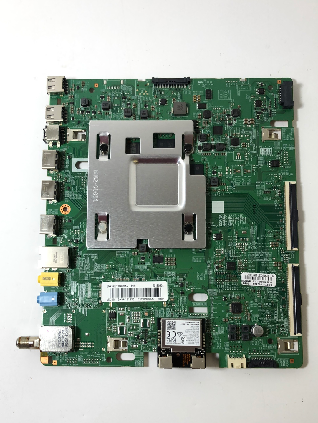 Samsung BN94-13191B Main Board for UN43NU7100FXZA (Version DA02 DB04)