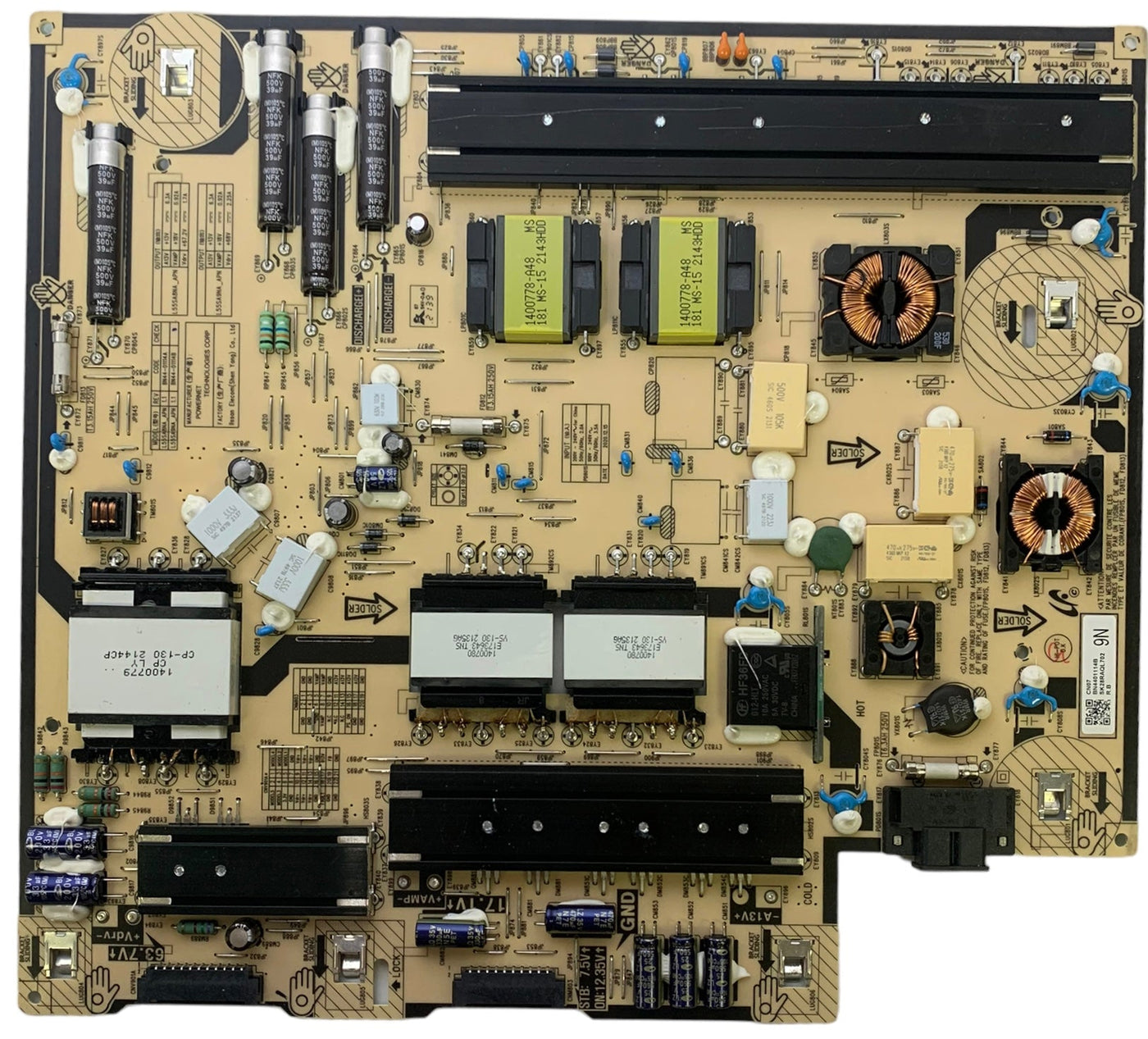 Samsung BN44-01114B Power Supply LED Board for QN55QN90AAFXZA