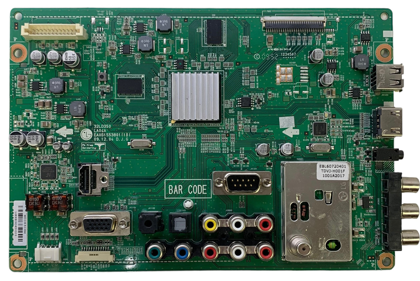 LG EBU60850003 (EAX61553801(10)) Main Board BPR Total Assembly