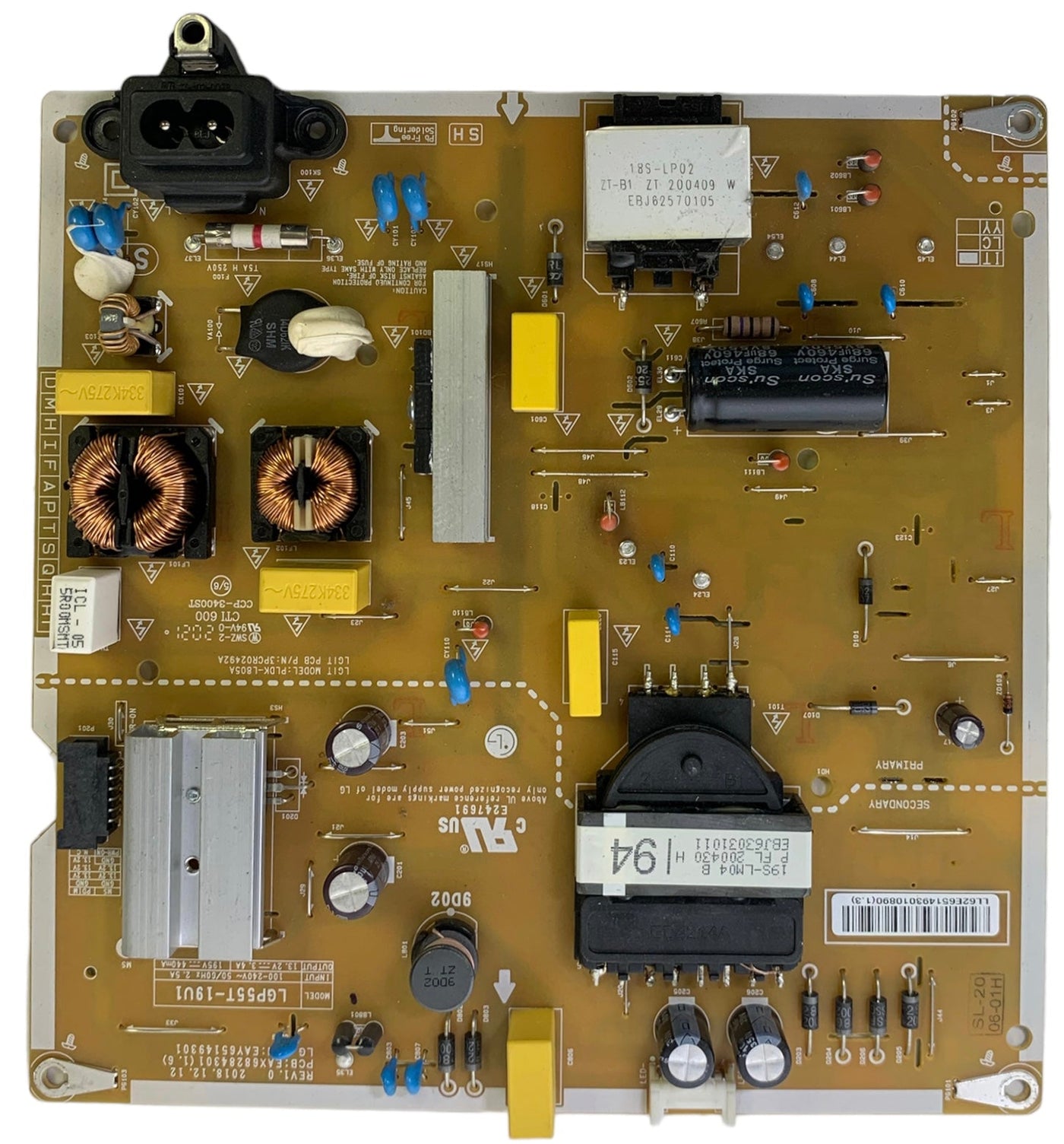 LG EAY65149301 Power Supply LED Driver Board