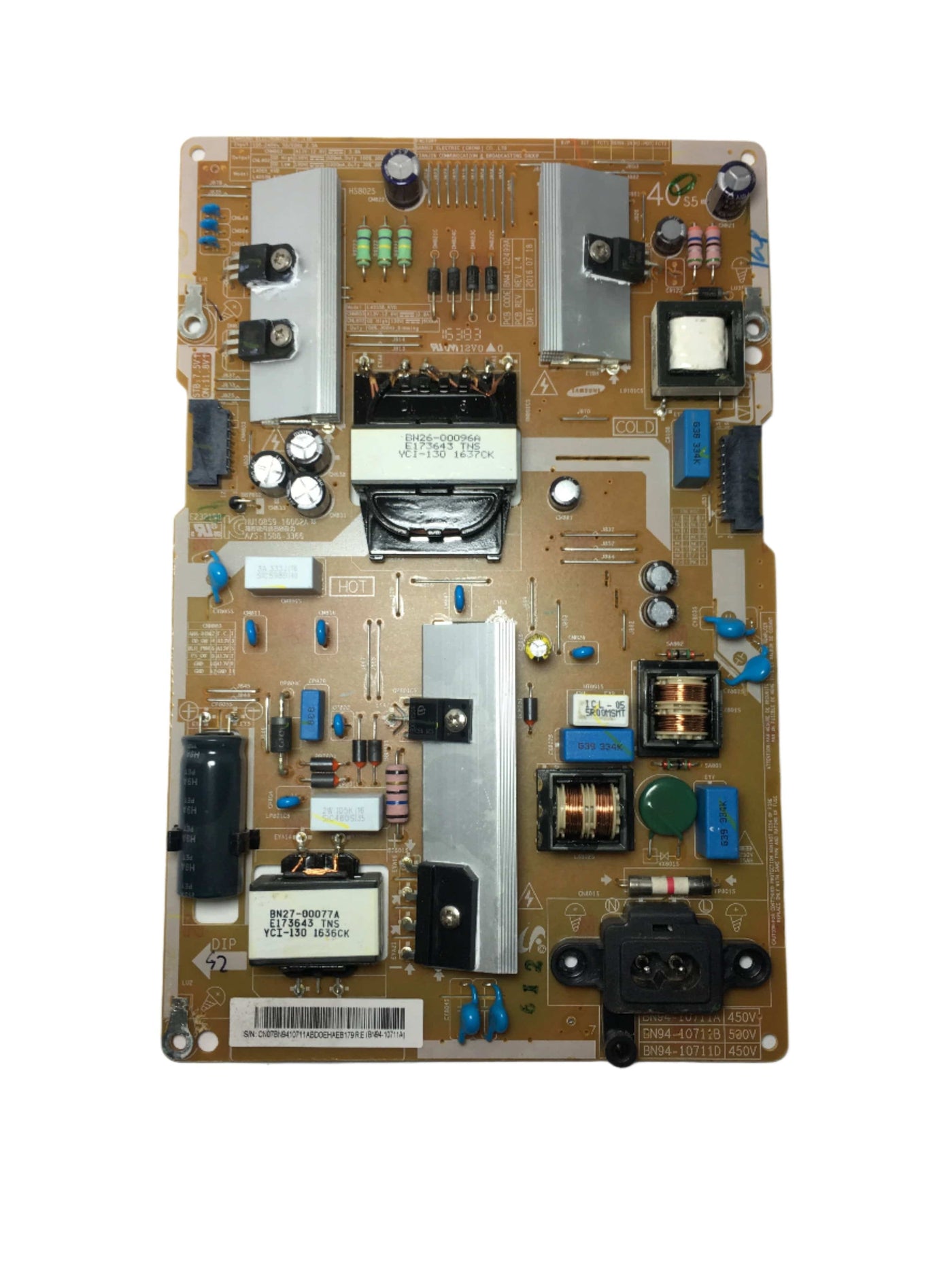 Samsung BN94-10711A Power Supply LED Board