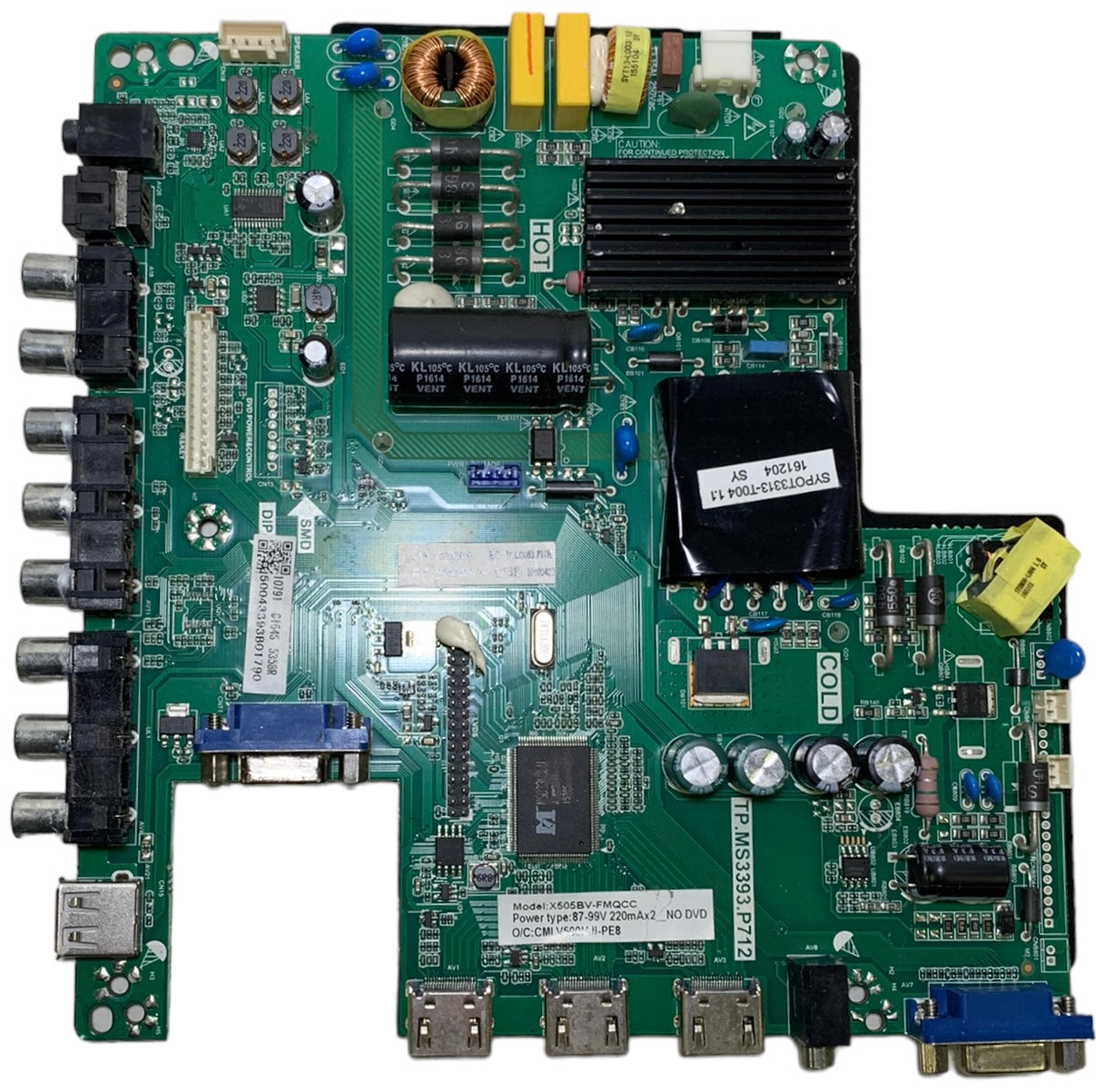 Sceptre 50043393B01790 Main Board Power Supply for X505BV-FMQCC