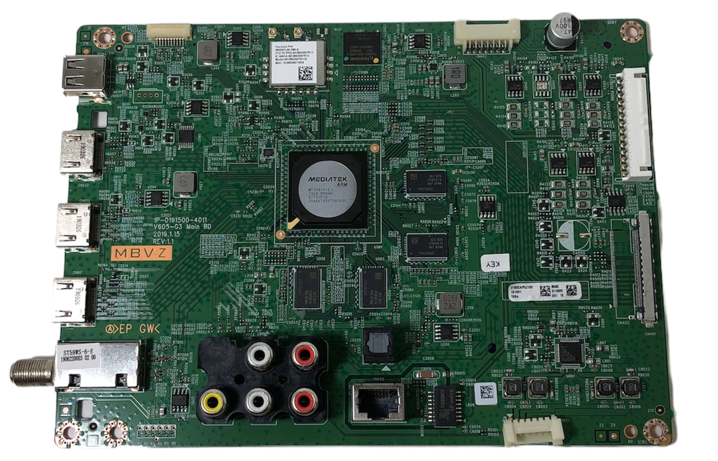 Vizio Y8388864S Main Board for V605-G3 (LFTRYRKV LFTRYRLV Serial)