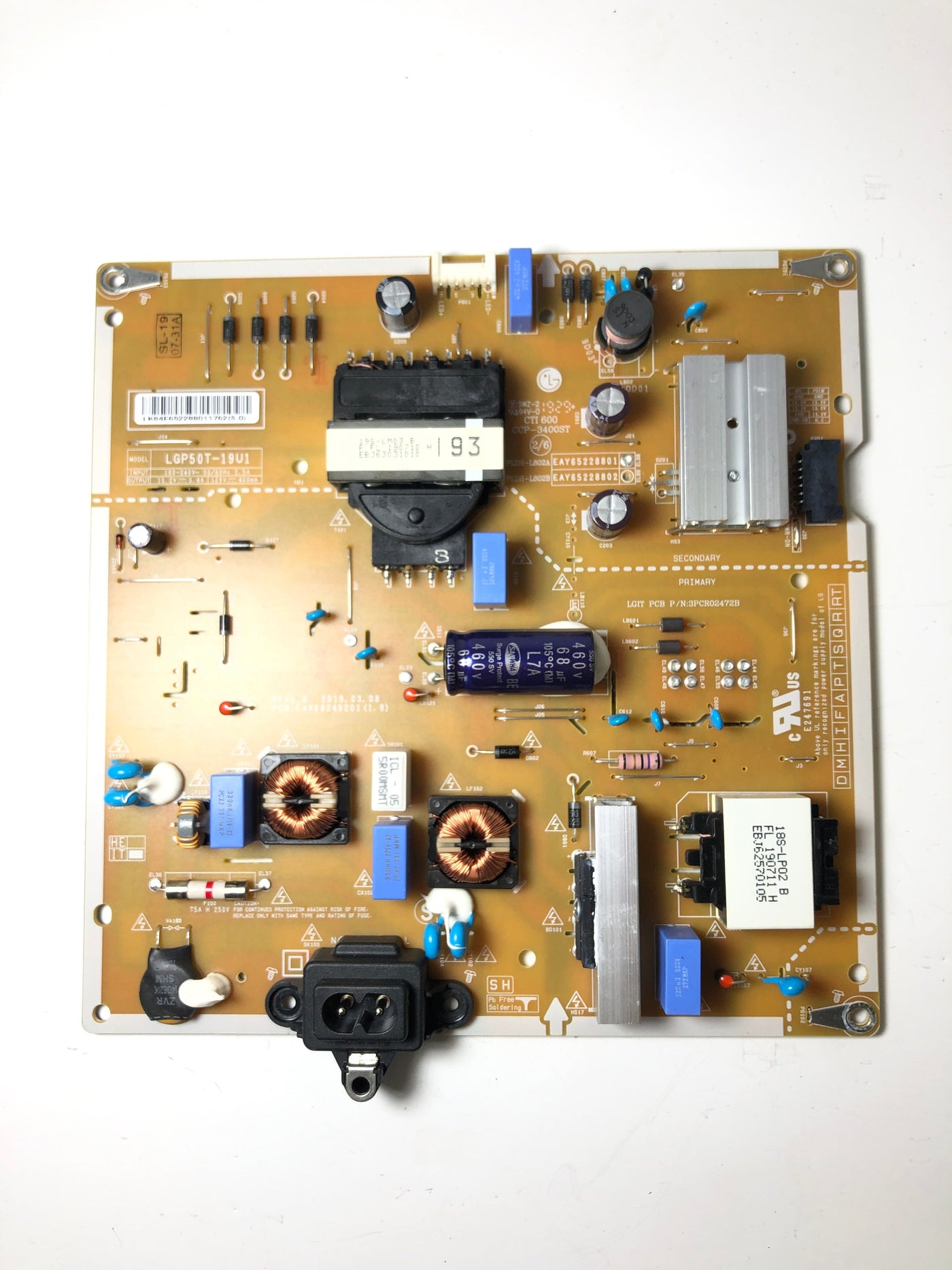 LG EAY65228801 Power Supply LED Driver Board