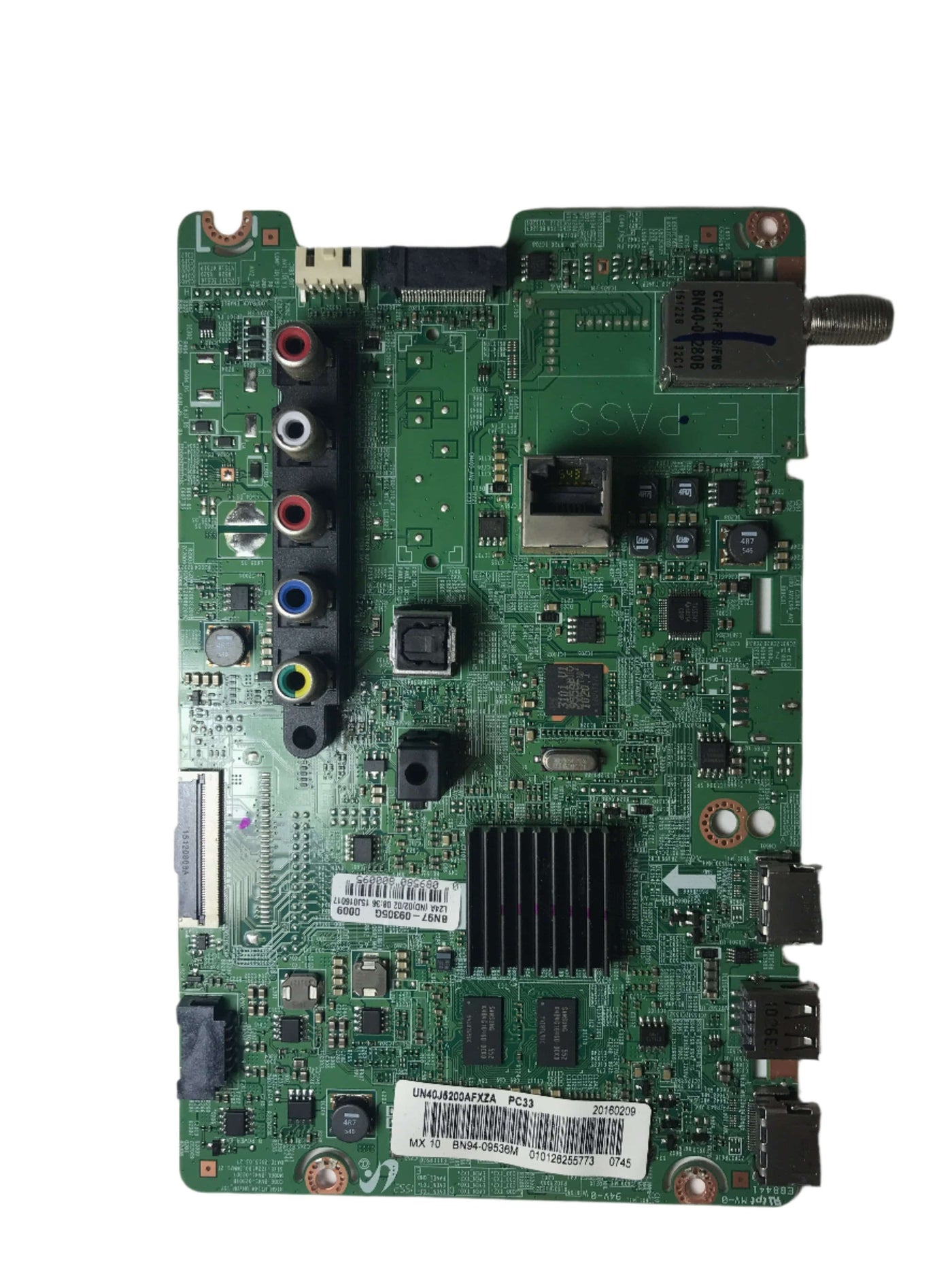 Samsung BN94-09536M Main Board for UN40J5200AFXZA (JH02 IH01)