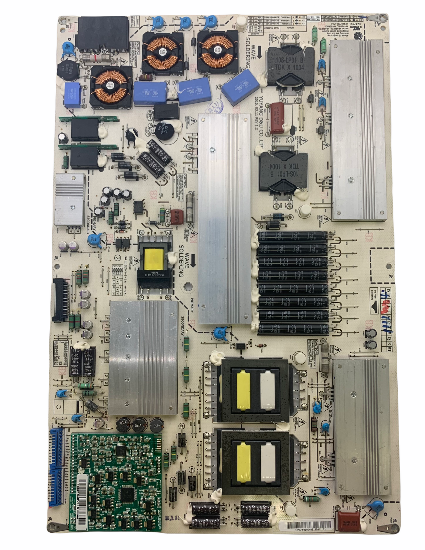 LG EAY60803402 (YP47LPBD) Power Supply LED Board