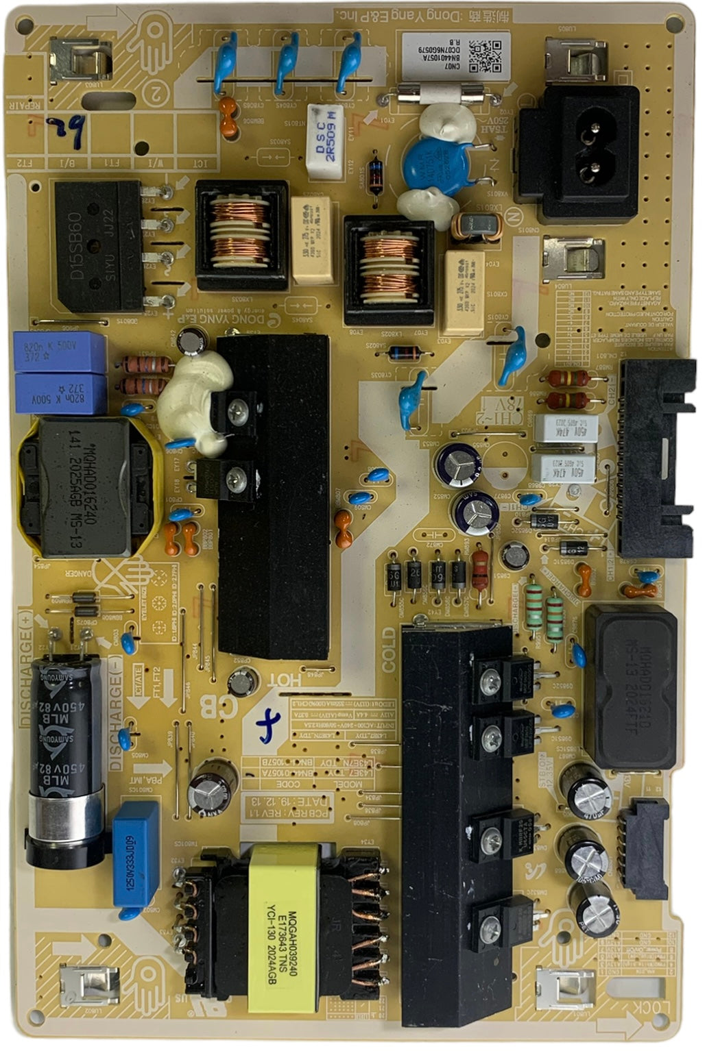 Samsung BN44-01057A Power Supply LED Board
