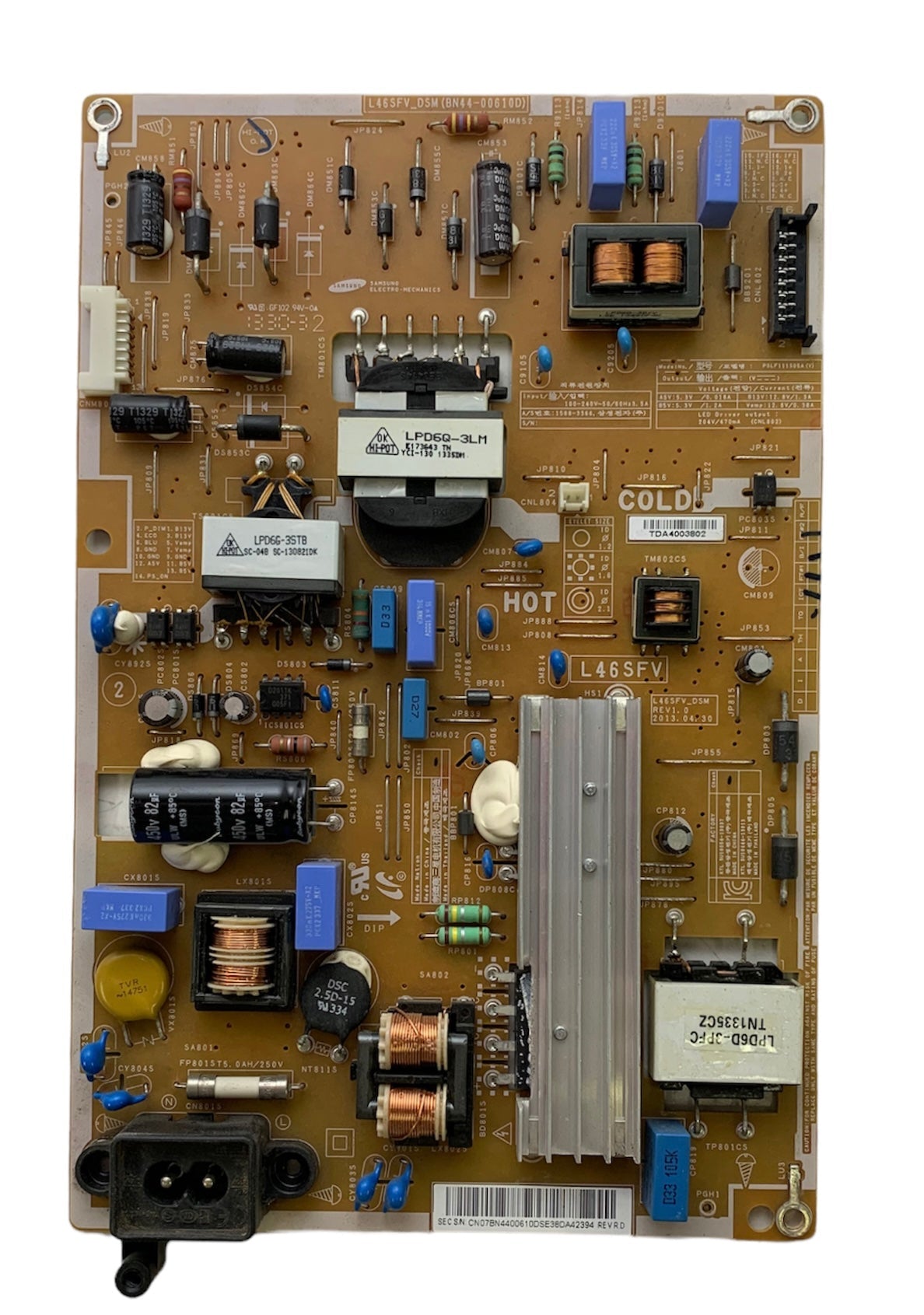 Samsung BN44-00610A BN44-00610D Power Supply LED Board