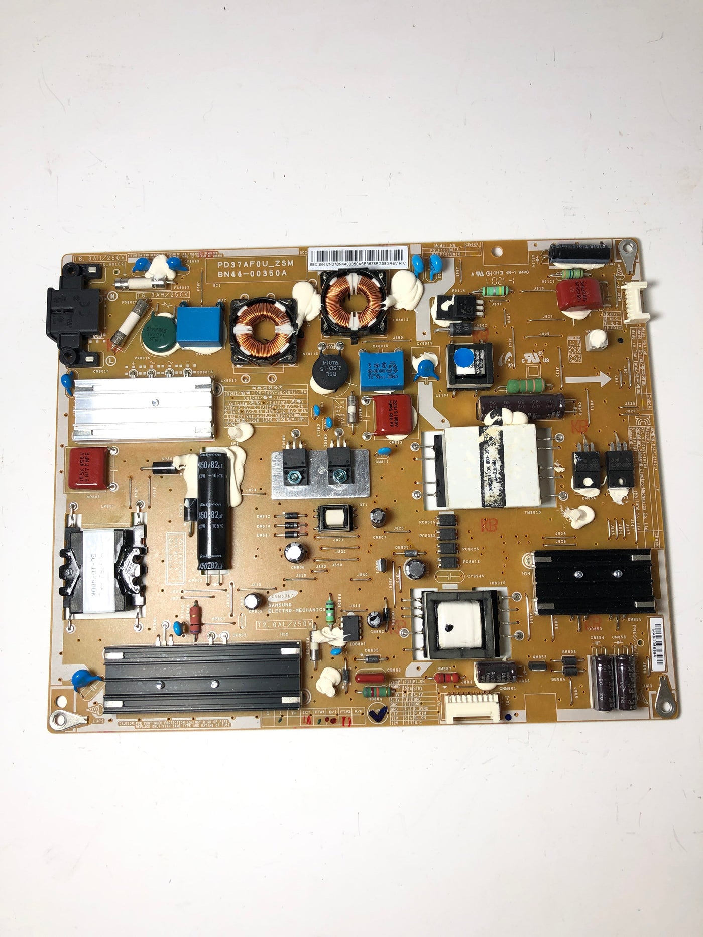 Samsung BN44-00350A Power Supply LED Board