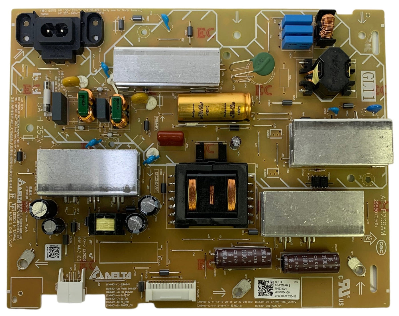 Sony 1-009-799-21 1-009-799-11 GL11 Power Supply Board