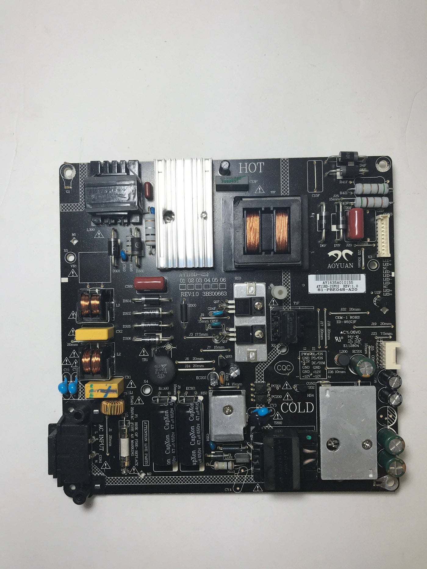 Insignia 81-PBE048-A20 (AY1635A) Power Supply for NS-48DR510NA17