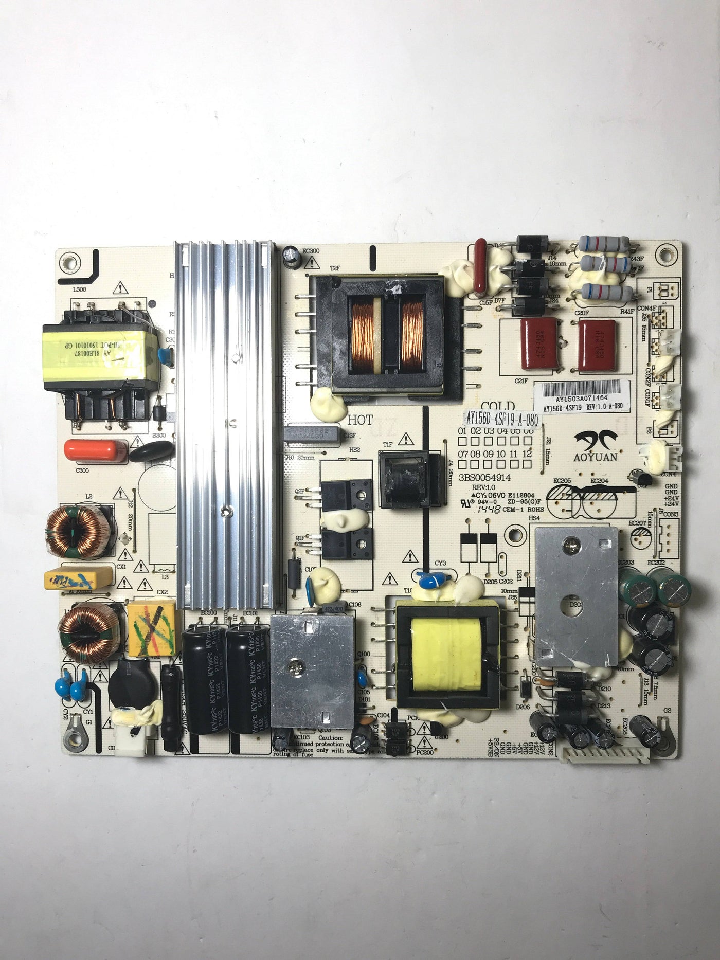 Sceptre AY156D-4SF19-A-080 Power Supply LED Driver Board