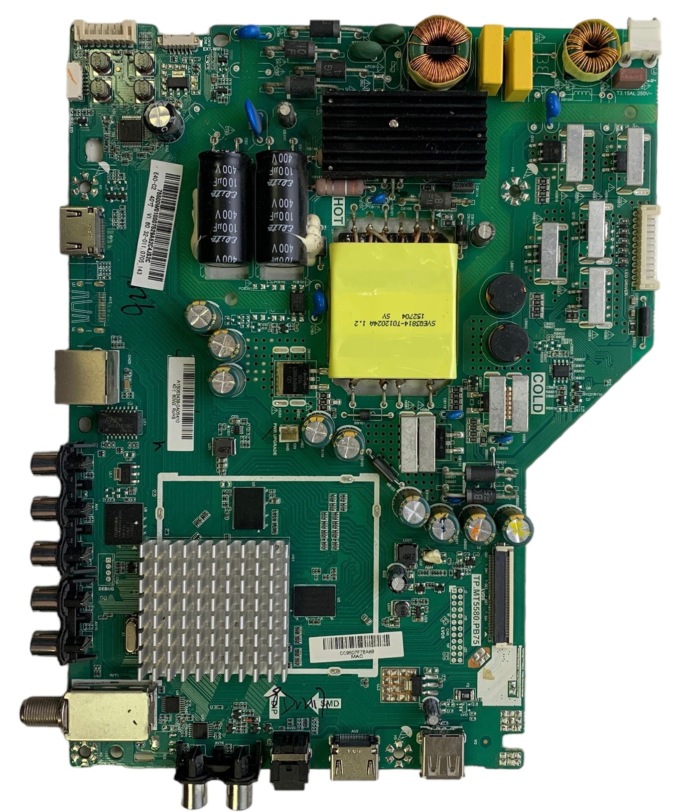 Vizio 75.500W0.100 791.00W10.0013 Main Unit for E40-C2 (Serial