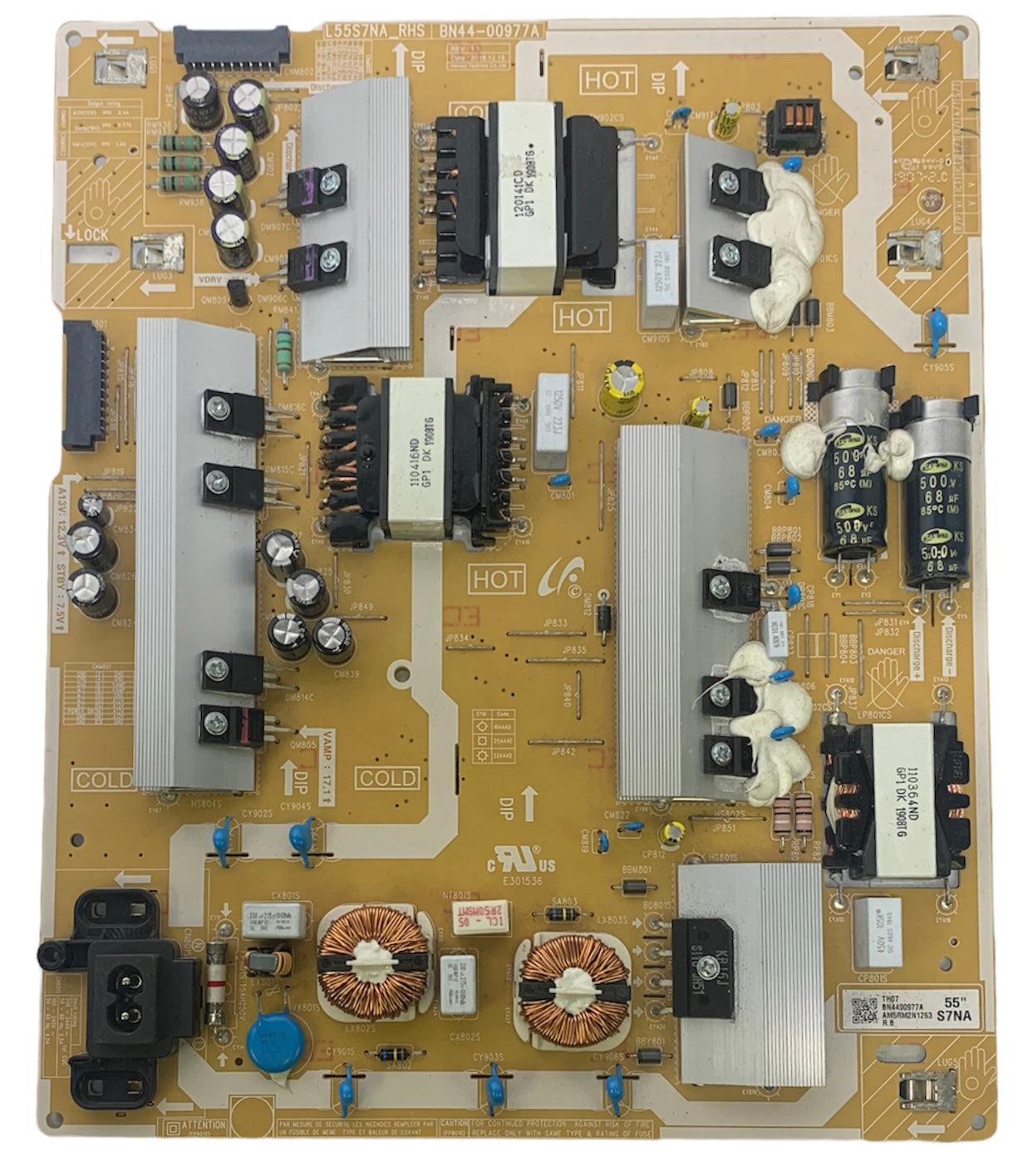 Samsung BN44-00977A Power Supply LED Board