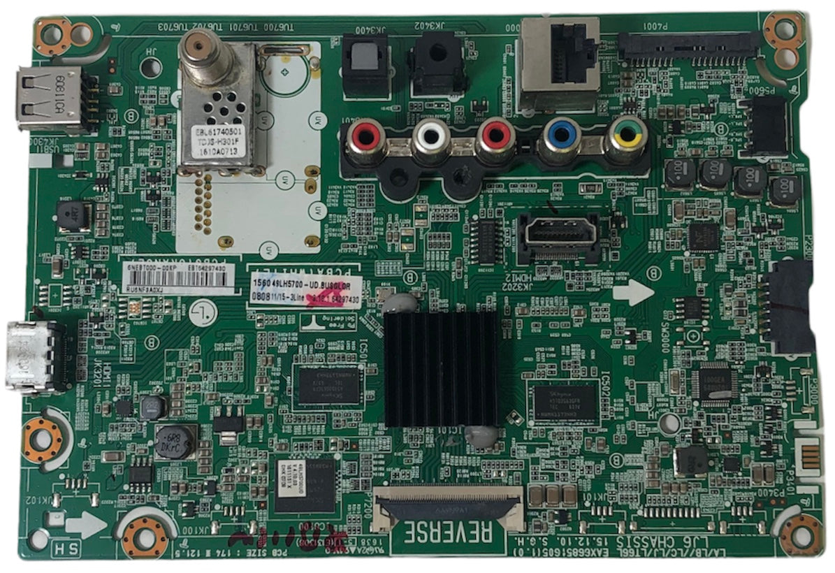 EBT64297430 LG Main Board for 49LH5700-UD.BUSGLJR 49LH5700-UD.BUSGLOR