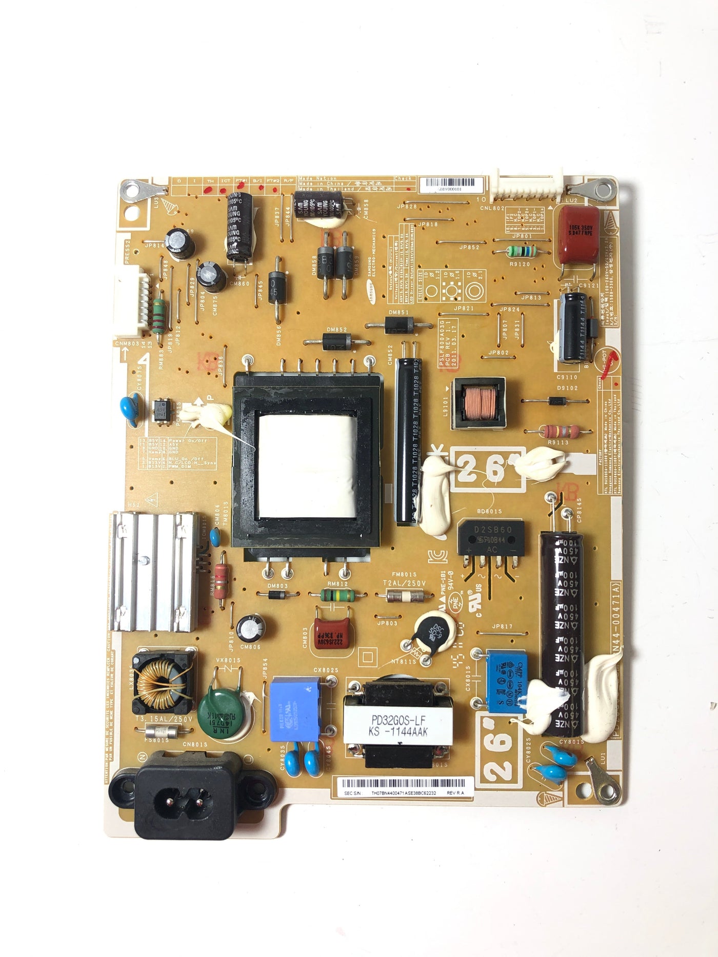 Samsung BN44-00471A Power Supply Backlight Inverter