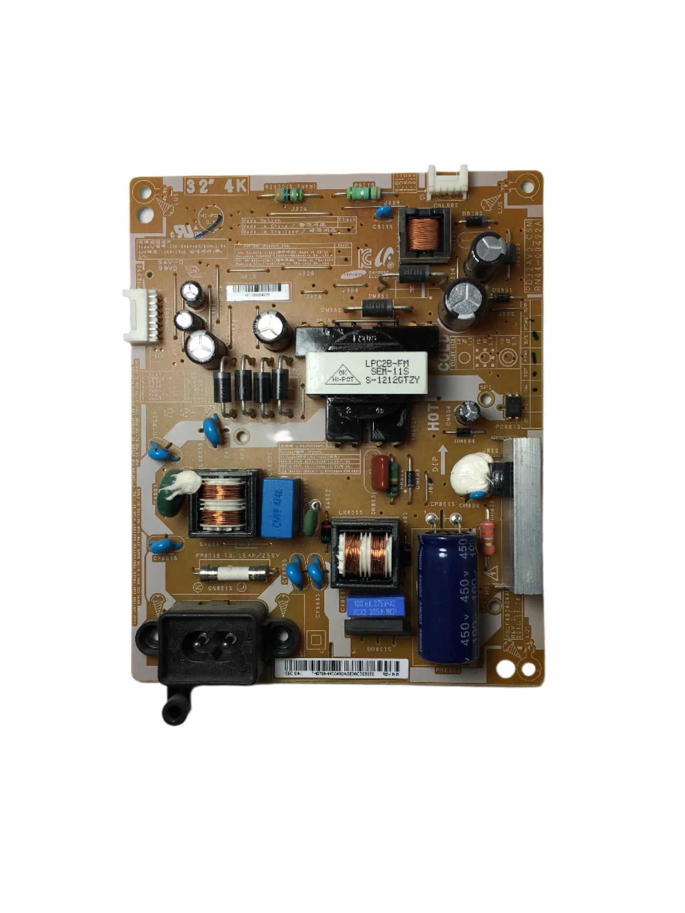 Samsung BN44-00492A Power Supply LED Board