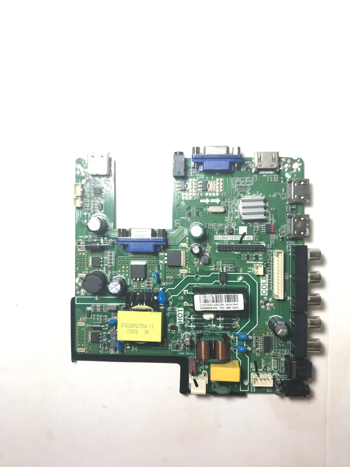 Sceptre 8142123352075 Main Board Power Supply