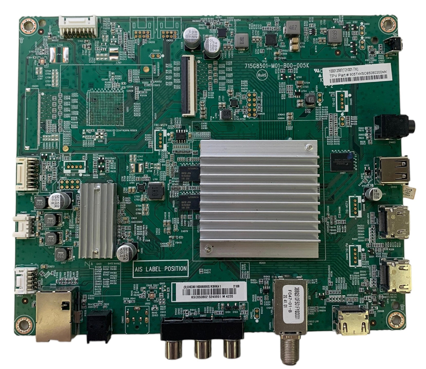 ONN PLTVJIA31XXEK Power Supply LED Board