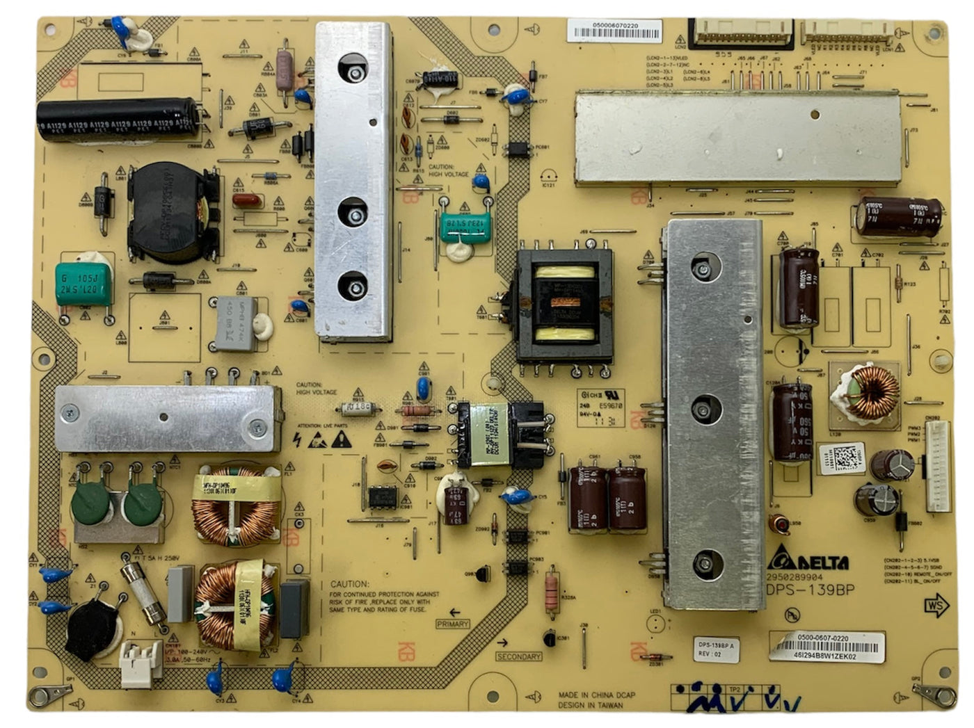 LG JVC COV31149401 (0500-0607-0220) (DPS-139BP) Power Supply LED Board for