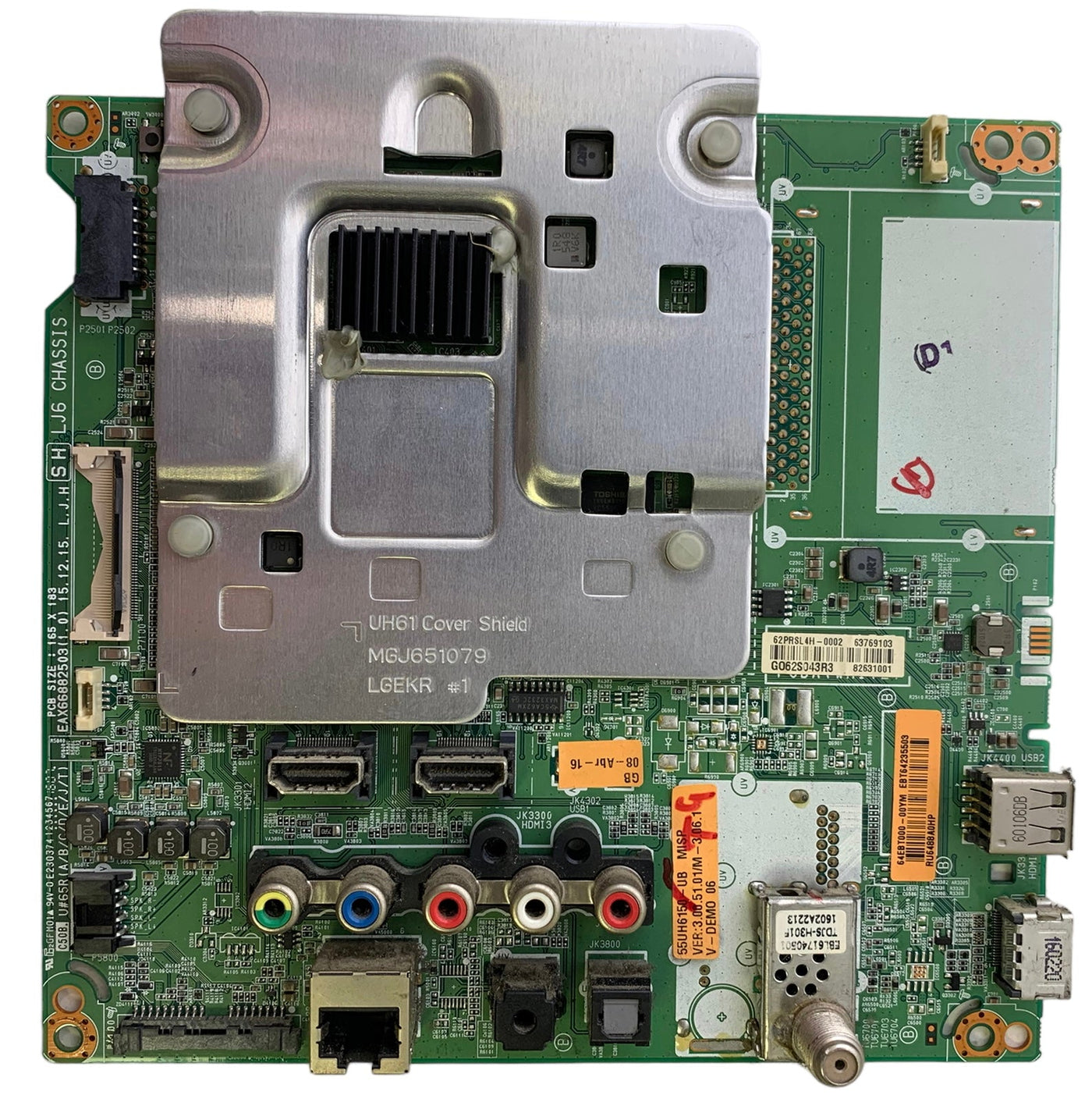 LG EBT64235503 EBT64235504 Main Board 55UH6150-UB.AUSWLJR BCCWLJR