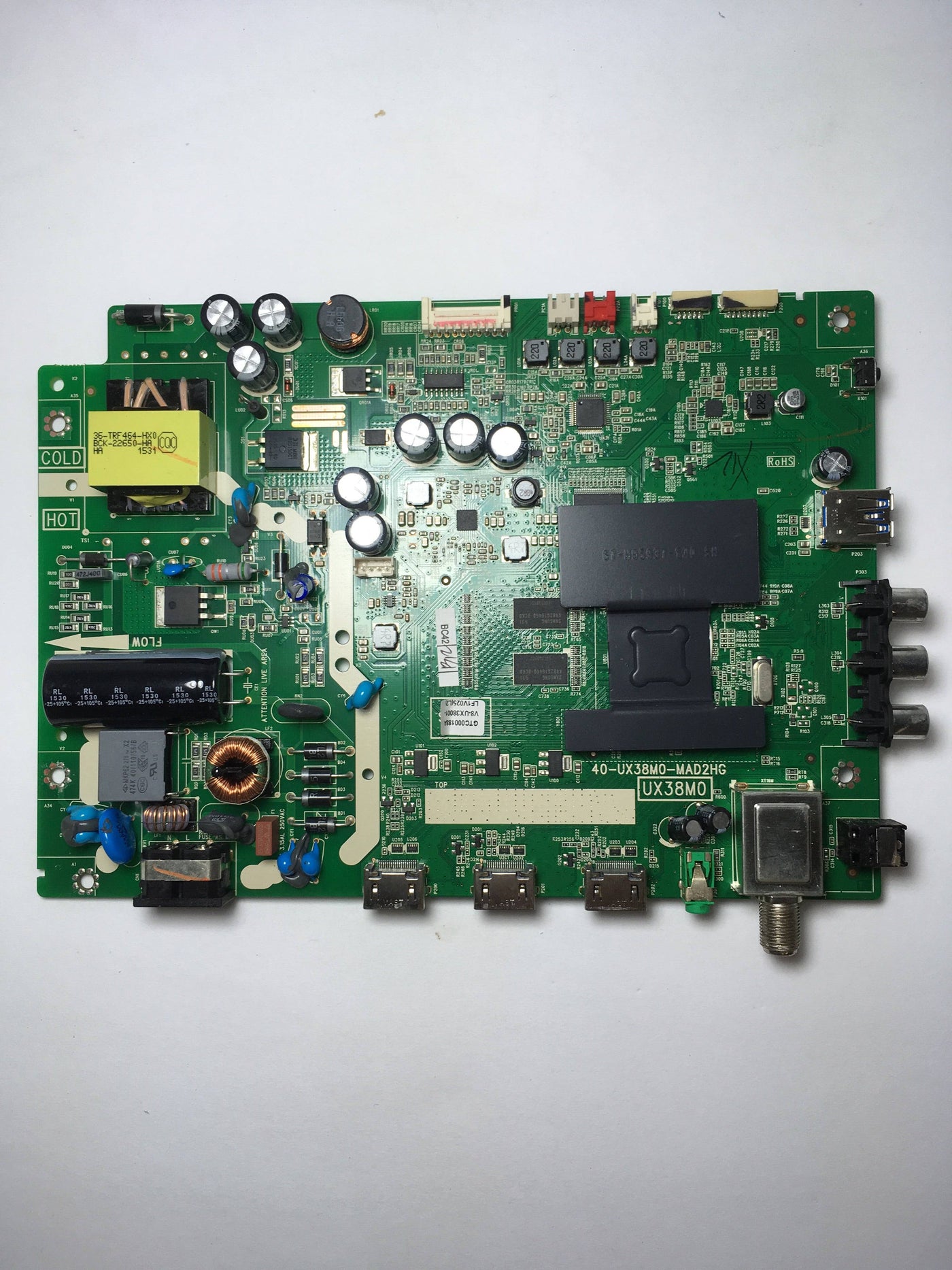 TCL V8-UX38001-LF1V025 Main Board Power Supply for 32S3750 Version 32S3750TRAA