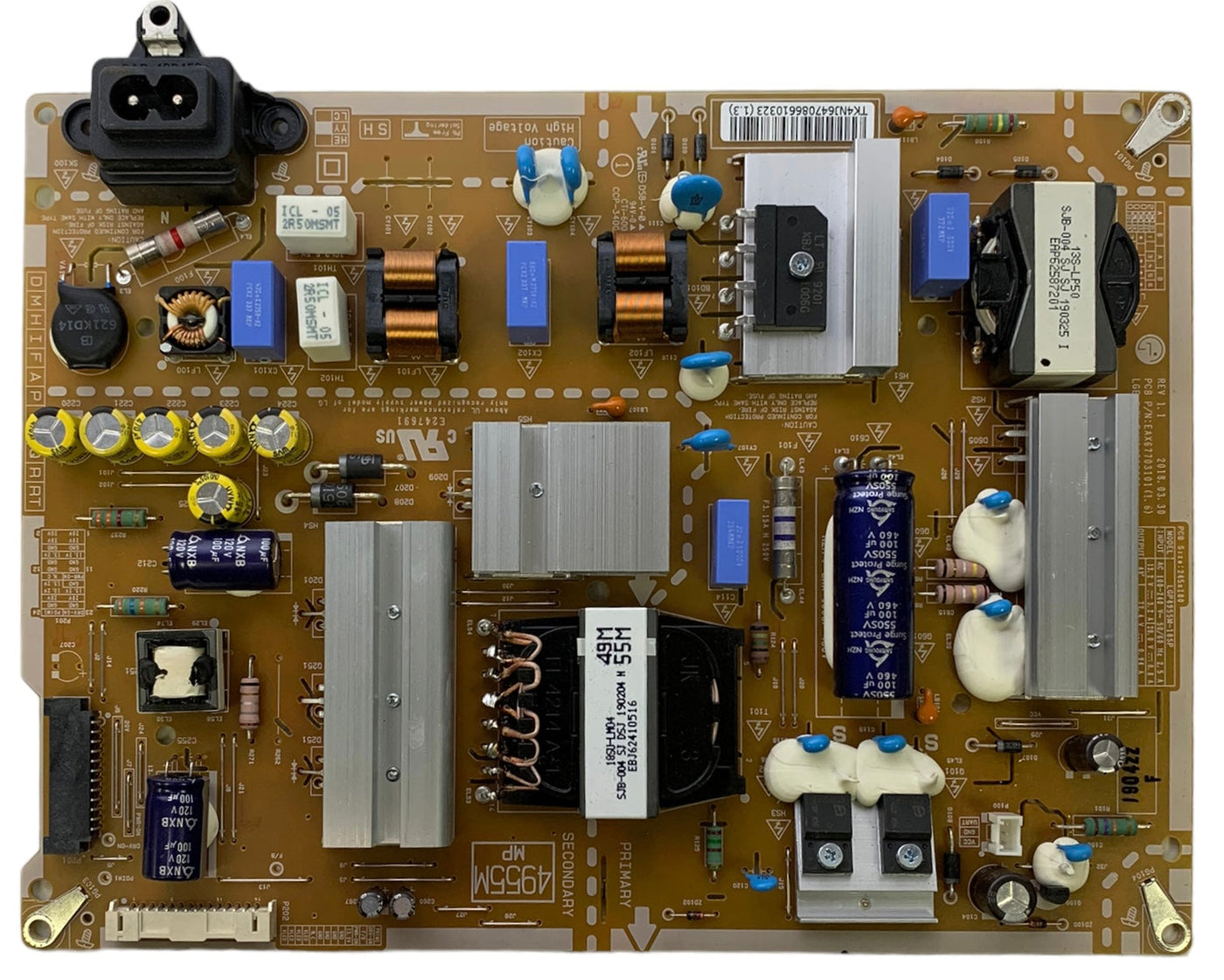 LG EAY64708661 Power Supply LED Board