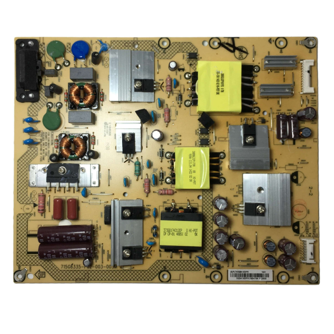 Sharp PLTVDQ341XXPR Power Supply LED Board for LC-42LB261U