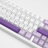 Lavender Design Keycaps and Mechanical Keyboard
