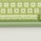 Matcha Boba Design Keycaps and Mechanical Keyboard