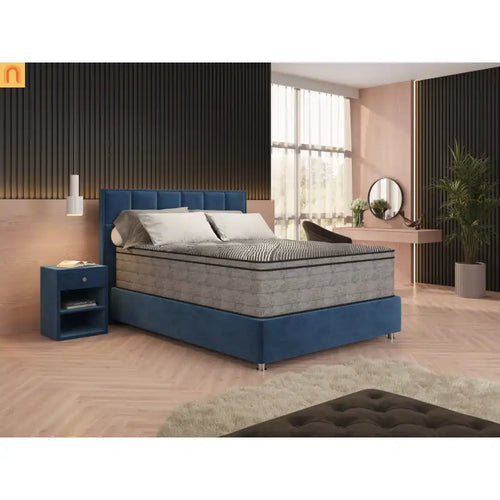 Mattress Hybrid Euro Top Ice Cover Copper Gel 15in Twin XL USA