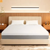 Mattress Memory Foam 7-Zone Ergonomic Cooling White 10in Queen Japan