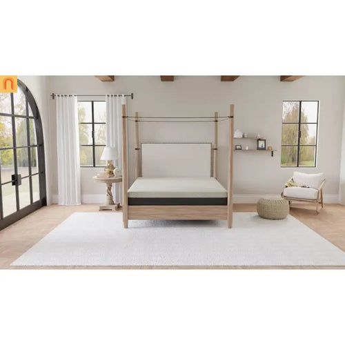 Mattress Memory Foam Gel Infused Queen 10in Medium Firm Antimicrobial