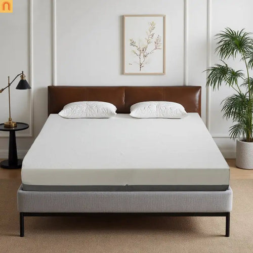 Mattress Memory Foam Gel Infused 7-Zone White 10in Queen Japan