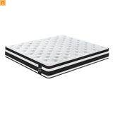 Hybrid Mattress Full 12" Memory Foam Pocket Springs