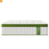 Mattress Hybrid Gel Memory Foam Pocket Springs Green 12in Queen