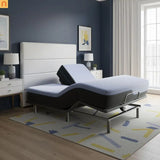 King Hybrid Latex Foam Mattress 12" Adjustable Base