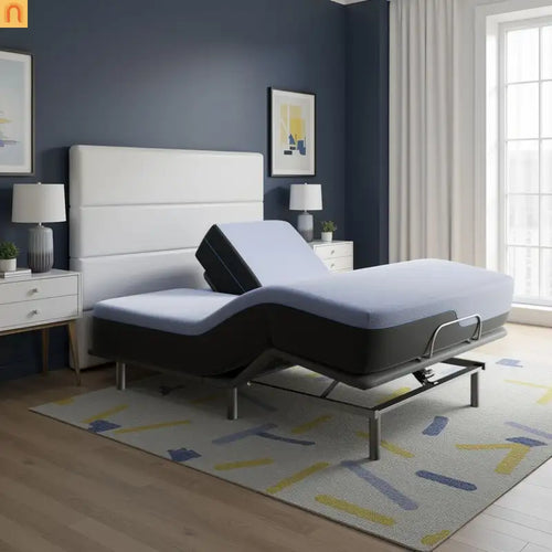 King Hybrid Latex Foam Mattress 12" Adjustable Base