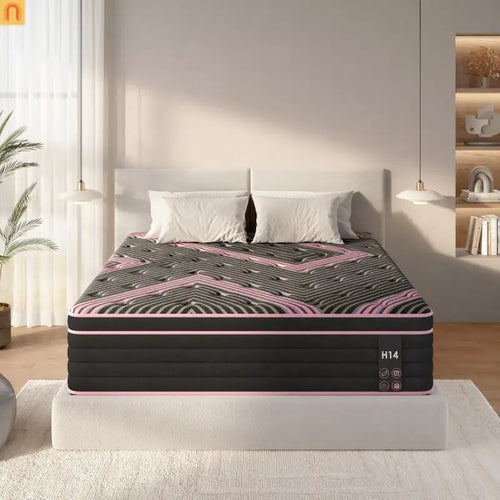 Mattress Hybrid Pocket Spring Memory Foam 14in King Medium Firm