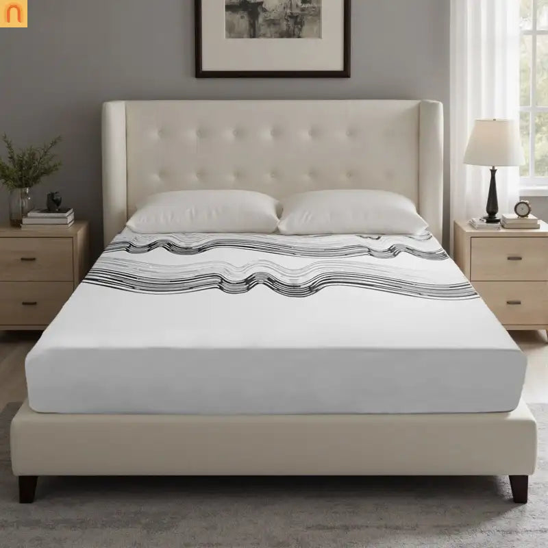 Mattress Memory Foam Multi-Layer High Rebound White 12in King Japan