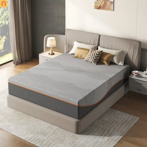 Mattress Memory Foam Black Queen 10in Green Tea Charcoal