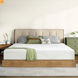 Mattress Memory Foam White King 10in Cooling Gel Washable Cover