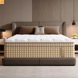 Mattress Hybrid Cooling Gel 7-Zone Pocket Springs Beige 14in Queen