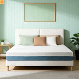 Mattress Memory Foam Copper Infused 7-Zone White 10in King Japan