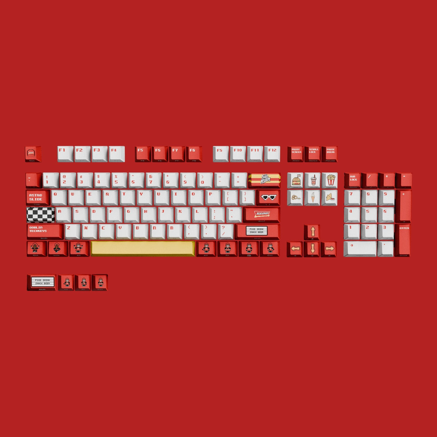 Highway Cafe x Trap Nation Keycap Set