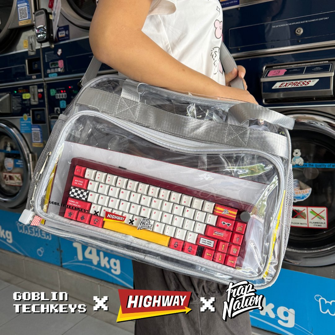 Highway Cafe x Trap Nation Transparent Sling Bag