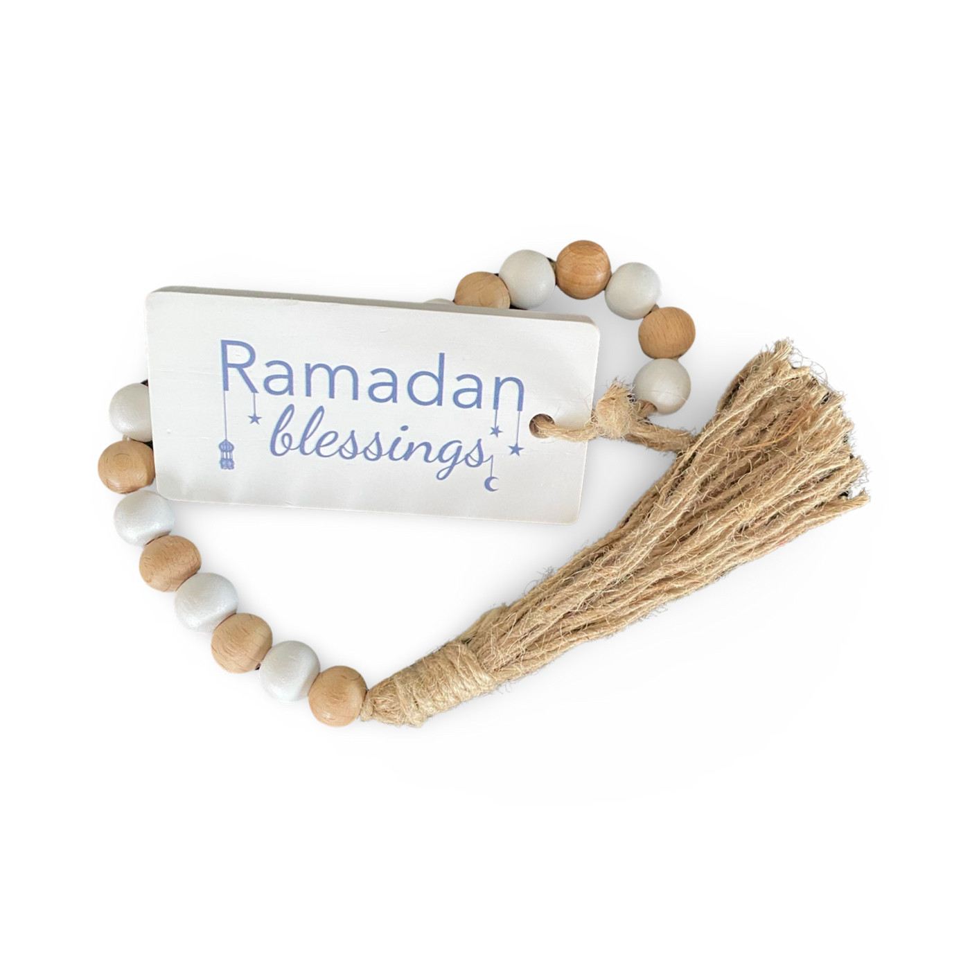 Ramadan Blessings Wood Beads Decor