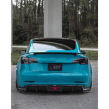 Rear Spoiler Carbon Fiber Compatible With Model 3 Ver3