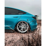 Rear Spoiler Carbon Fiber Compatible With Model 3 Ver3
