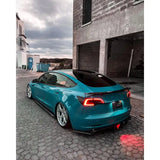 Rear Spoiler Carbon Fiber Compatible With Model 3 Ver3